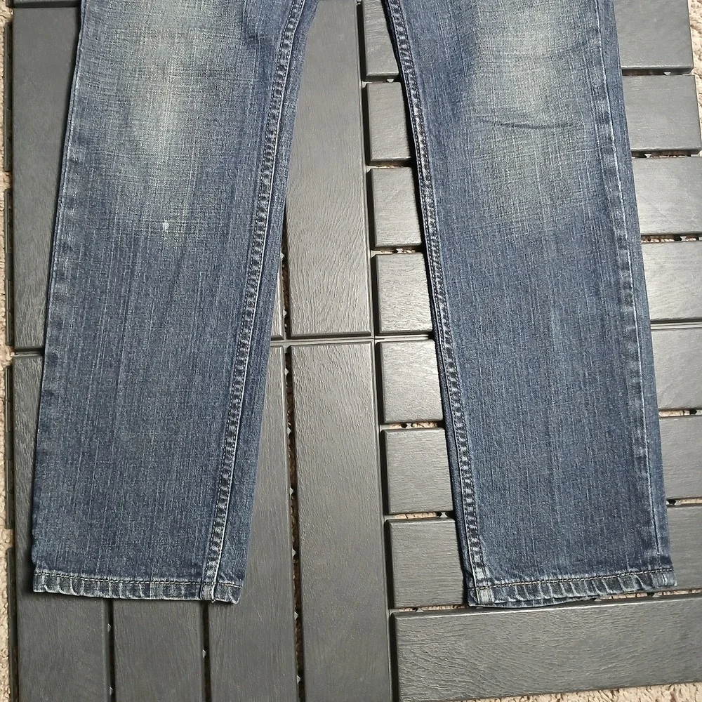 Levis Jeans Mens 30x30 Blue 511 Slim Fit Dark Wash Denim Casual Pocket Logo Work